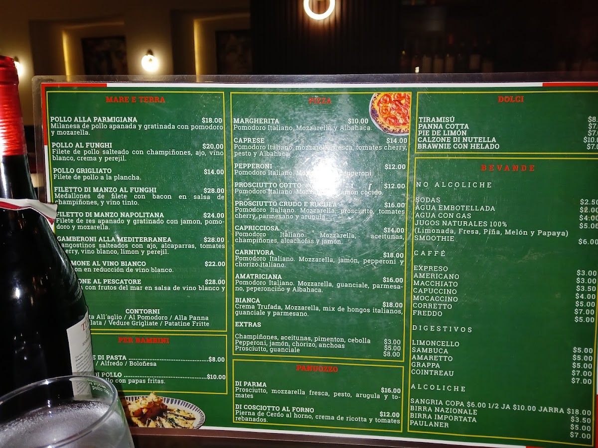 Menu Da Stefano Trattoria-1