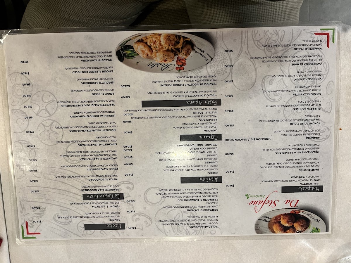 Menu Da Stefano Trattoria-10