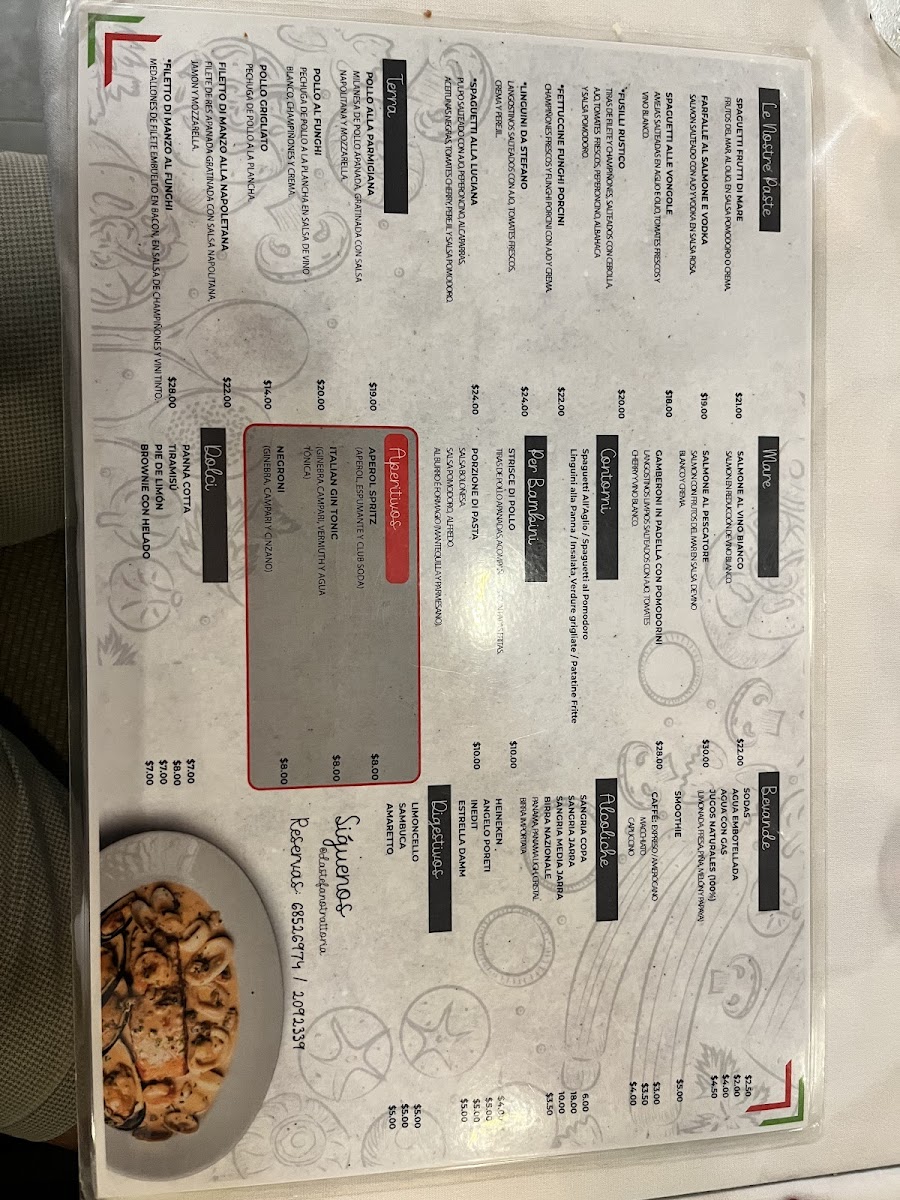 Menu Da Stefano Trattoria-9